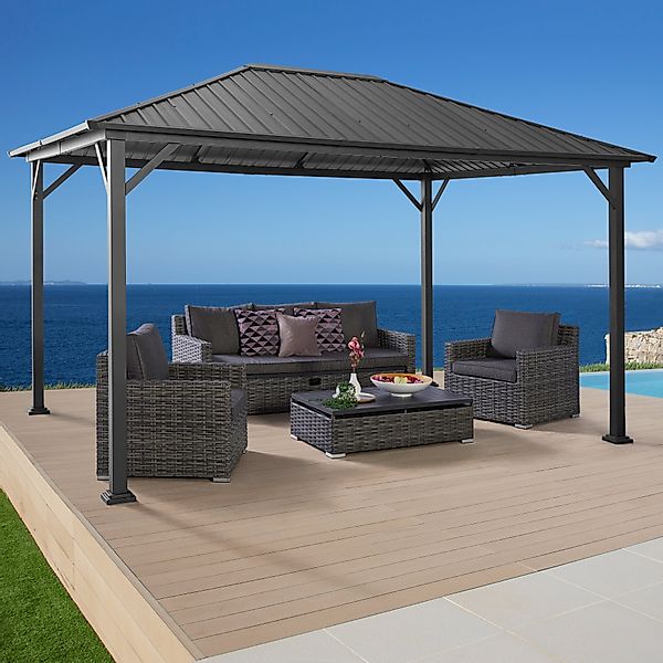 KONIFERA Pavillon "Samos" aus verzinktem Stahl, günstig online kaufen