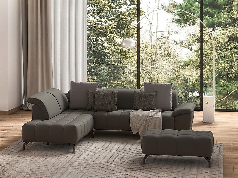 sit&more Ecksofa »Cool L-Form«, wahlweise mit Kopfteilverstellung und Vorzi günstig online kaufen