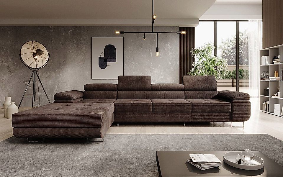 Luxusbetten24 Schlafsofa Designer Sofa Calvera Maxi, günstig online kaufen