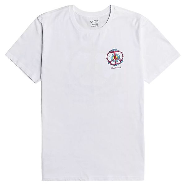 Billabong Shroom Peace Kurzärmeliges T-shirt S White günstig online kaufen