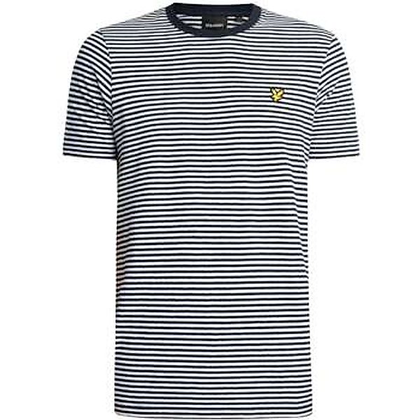 Lyle & Scott  T-Shirt T-Shirt aus Leinenmischung mit bretonischen Streifen günstig online kaufen