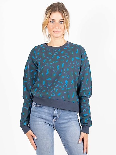 Damen Mini Sweater Aus Bio-baumwolle | Animalier günstig online kaufen