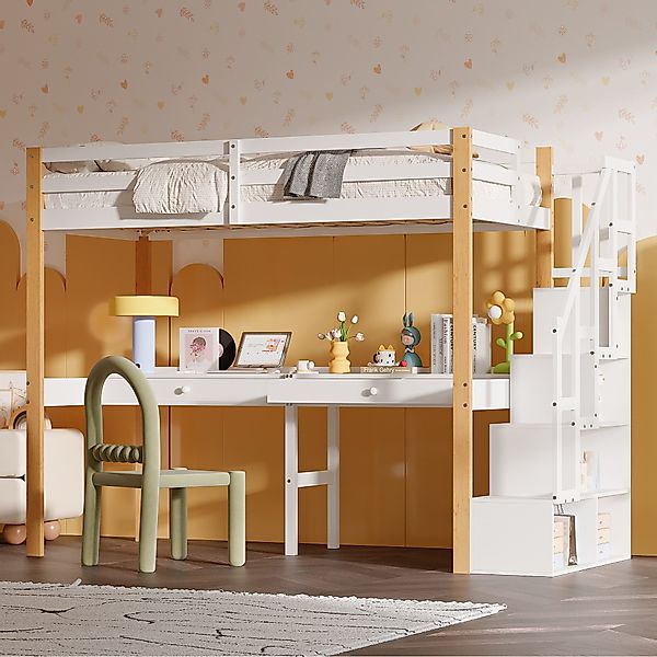 Furnishings Home Etagenbett Kinderbett Hochbett Stauraumbett günstig online kaufen