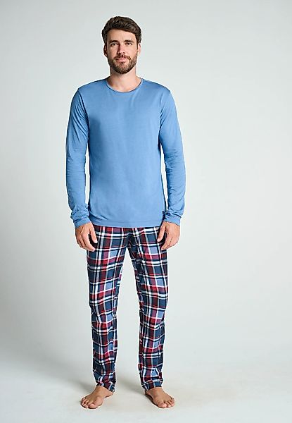 Jockey Pyjama "Night & Day" 2 tlg. Elastikbund mit Kordelzug, Seitentaschen günstig online kaufen