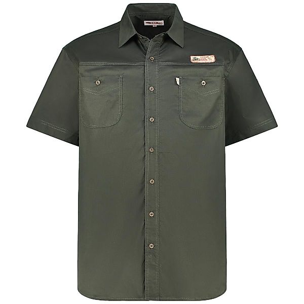 Kamro Freizeithemd aus Baumwolle Farbe khaki Größe: 4XL günstig online kaufen