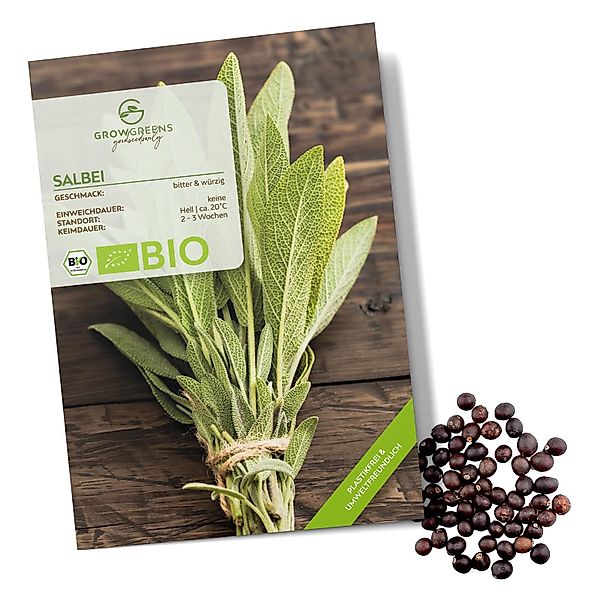 Growgreens Kräutersamen BIO Salbei Samen - günstig online kaufen