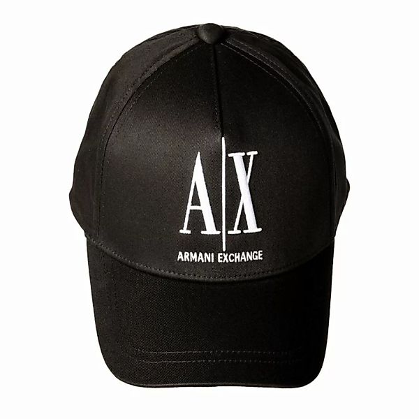 A|X ARMANI EXCHANGE Unisex Baseball Cap - Kappe, Logo, One Size Schwarz günstig online kaufen