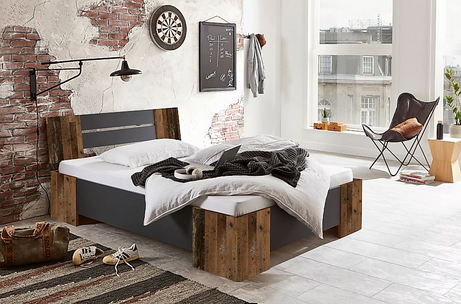 moebel-dich-auf Futonbett LINZ (Bett 140x200, in günstig online kaufen