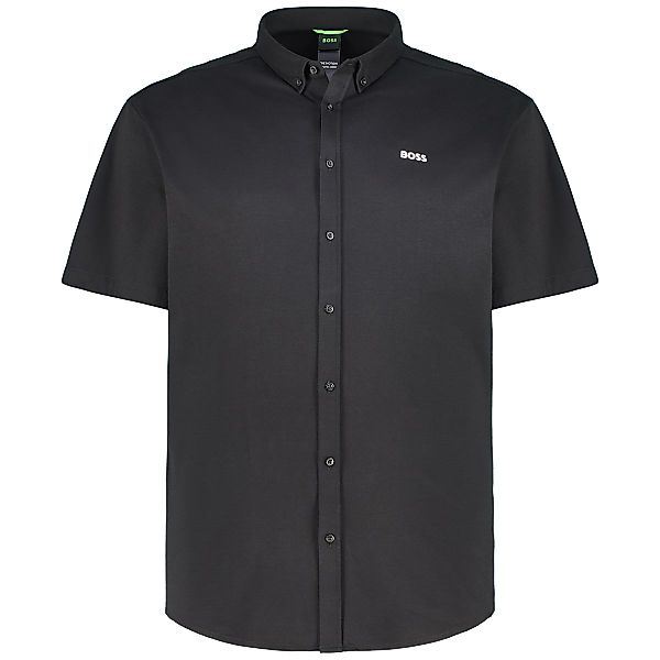 BOSS Freizeithemd aus Baumwolle Farbe schwarz Größe: 5XL günstig online kaufen
