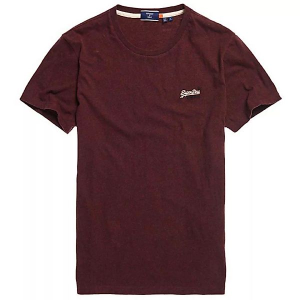 Superdry Orange Label Vintage Embroidered Kurzarm T-shirt S Deepest Burgund günstig online kaufen