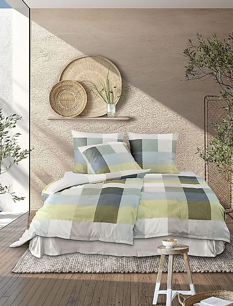 Irisette Bettwäsche "Wave 8542" 2 Stk. tlg. anschmiegsam und atmungsaktiv, günstig online kaufen