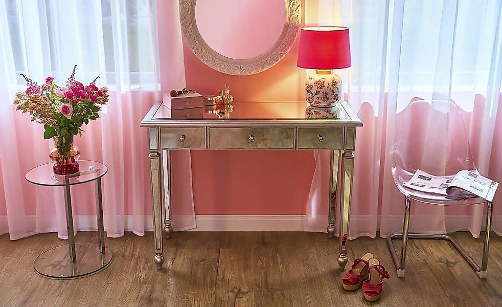 Beistelltisch  Hanau ¦ transparent/klar ¦ Maße (cm): H: 50  Ø: 40 Tische > günstig online kaufen