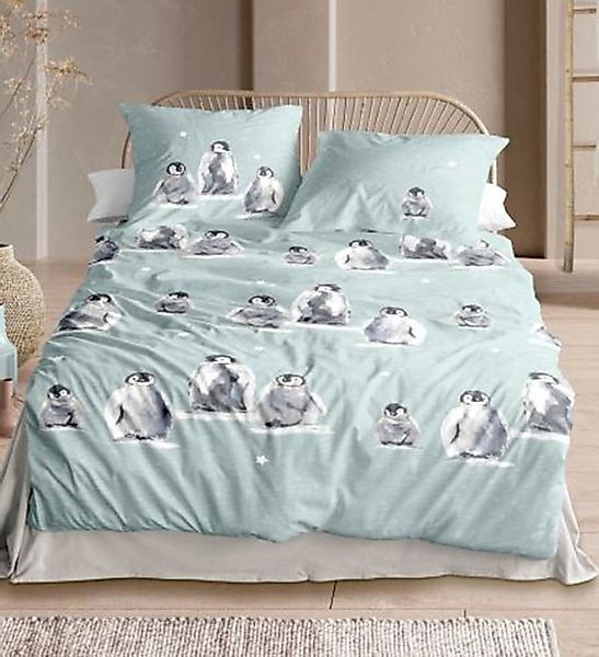Irisette Bettwäsche Irisette Biber Bettwäsche Panda 135x200 Pinguine Eis sa günstig online kaufen