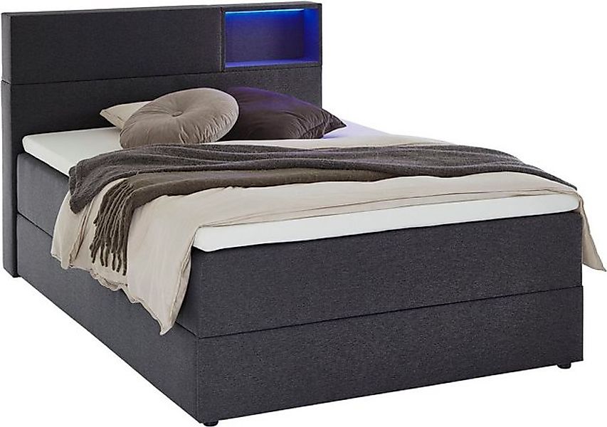 meise.möbel Boxspringbett Caja mit Bettkasten und Topper, mit LED ausgestat günstig online kaufen