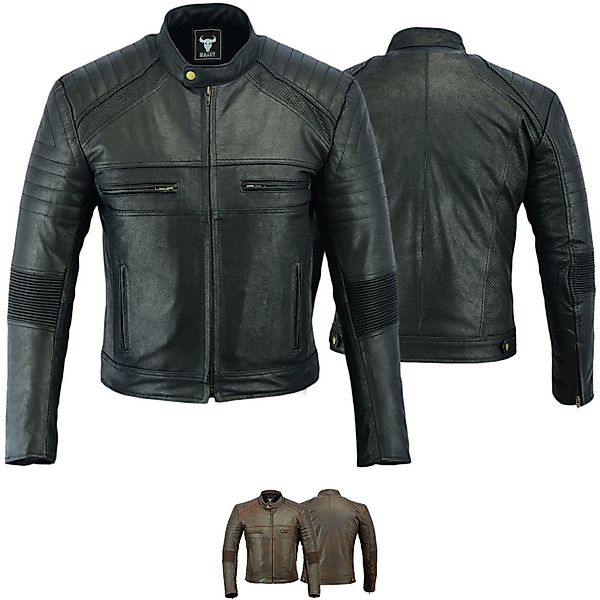 BULLDT Lederjacke GW426J Motorradjacke Vintage Lederjacke günstig online kaufen