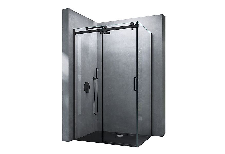 Mai & Mai Eckdusche Duschkabine Softclose Schiebetür H:195cm ESG NANO Rav19 günstig online kaufen