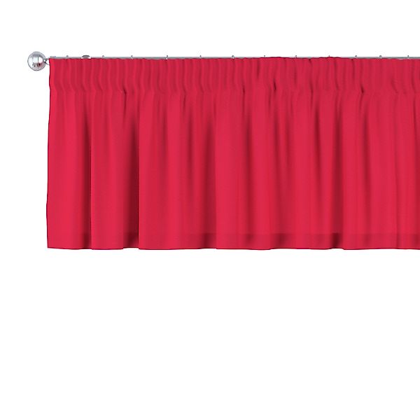 Kurzgardine mit Kräuselband, rot, 260 x 40 cm, Quadro (136-19) günstig online kaufen