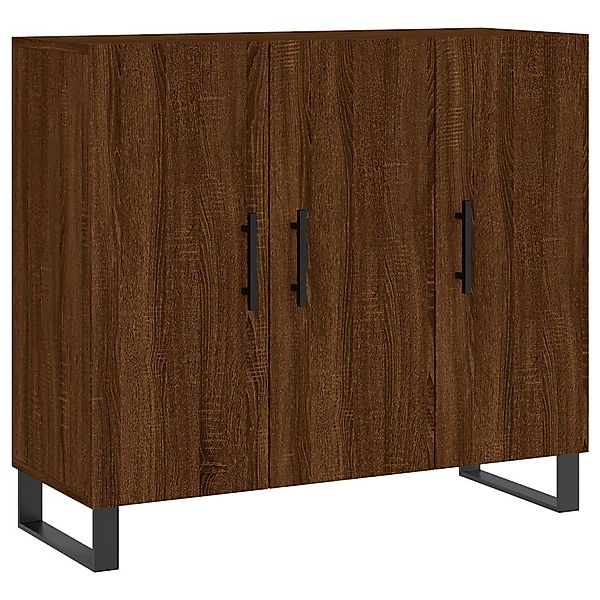 vidaXL Sideboard Sideboard Braun Eichen-Optik 90x34x80 günstig online kaufen
