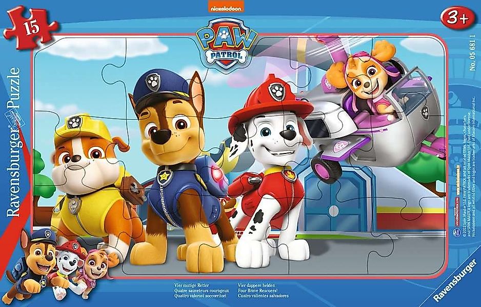 Ravensburger Verlag GmbH Rahmenpuzzle Ravensburger Rahmenpuzzle PAW PATROL günstig online kaufen