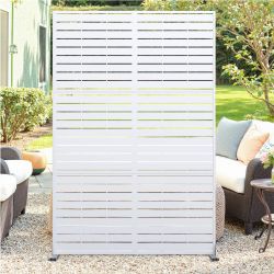 GarveeMore Paravent Metall Privatsphäre Bildschirm im günstig online kaufen