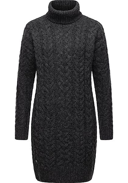Ragwear Strickkleid Janna warmes Zopfstrick-Midikleid mit günstig online kaufen