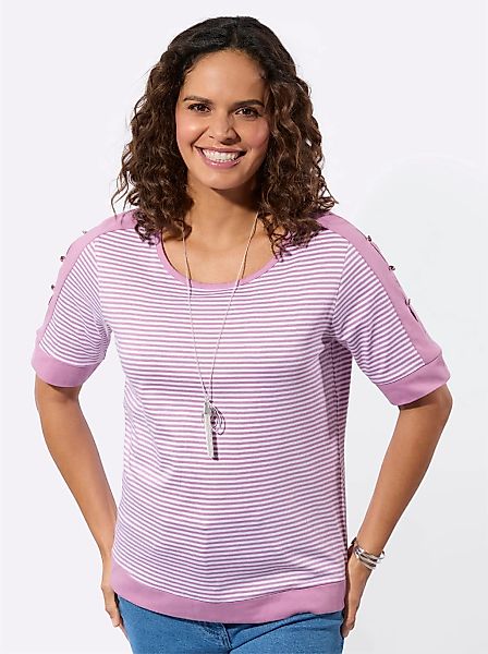 Casual Looks Kurzarmshirt "Ringelshirt" 1 tlg. günstig online kaufen