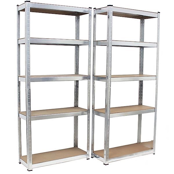 TRUTZHOLM 2er Set Schwerlastregal 170x75x30 cm günstig online kaufen