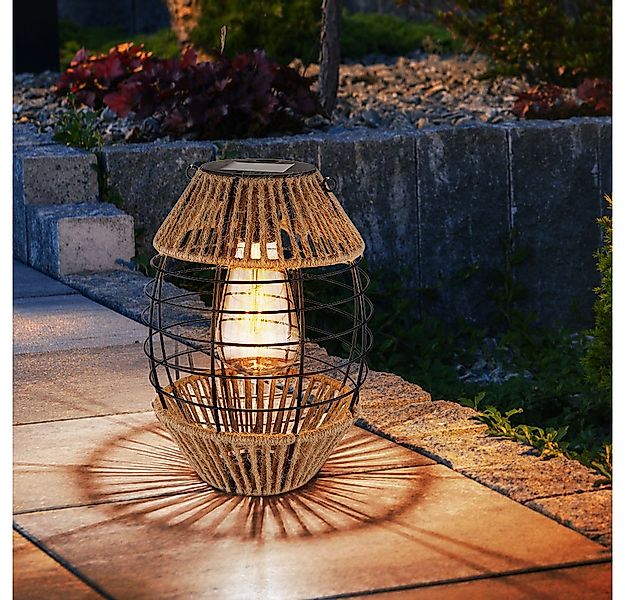 GLOBO LIGHTING LED Solarleuchte, LED-Leuchtmittel fest verbaut, Warmweiß, S günstig online kaufen