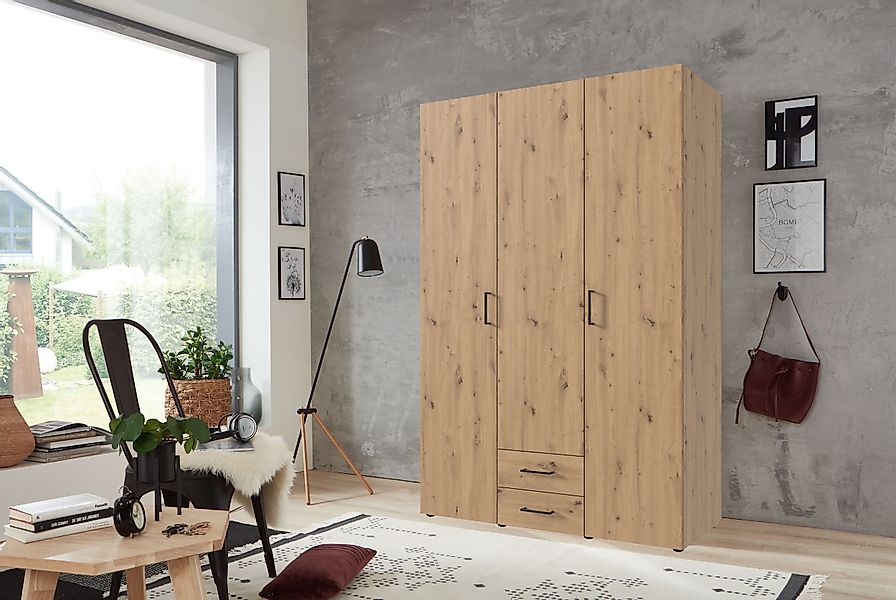 Wimex Drehtürenschrank "Mugano", (mit langen oder kurzen Griffen aus Metall günstig online kaufen