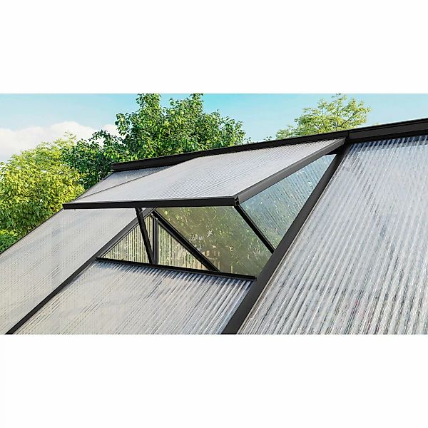 Vitavia Alu-Dachfenster Triton ohne Glas 61,5 cm x 66,7 cm Schwarz günstig online kaufen