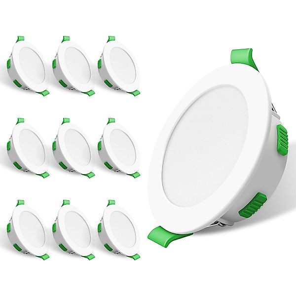ALUSSO LED Einbaustrahler 10er-Set, 8W LED günstig online kaufen