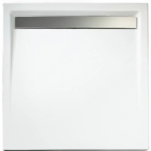 Schulte Duschwannen-Set ExpressPlus Extraflach Quadrat 90 cm x 90 cm Alpinw günstig online kaufen