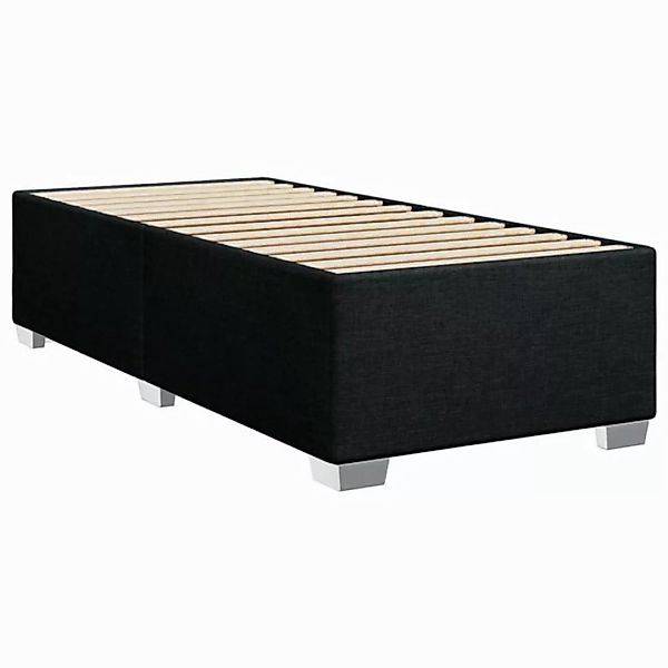 vidaXL Bettgestell Bettgestell Schwarz 90x200 cm Stoff Bett Bettgestell günstig online kaufen