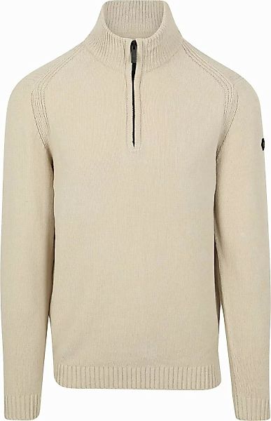 No Excess Halfzip Pullover Chenille Ecru - Größe XXL günstig online kaufen