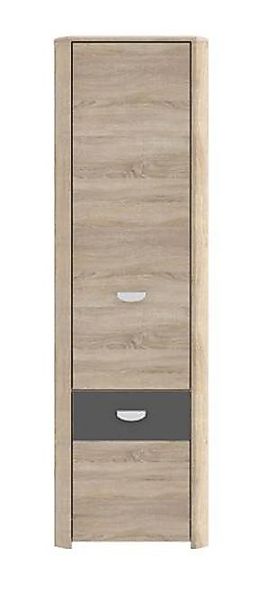 Hochschrank 2-türig Sonoma Eiche/Grau Anthrazit günstig online kaufen