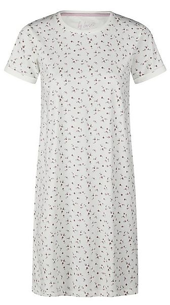 By Louise Nachthemd Damen Schlafshirt mit kurzem Arm (1-tlg) Baumwolle Blum günstig online kaufen