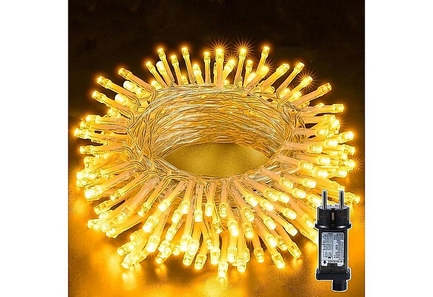 Quntis LED-Lichterkette 10-100M Lichterkette outdoor/indoor mit Stecker, In günstig online kaufen