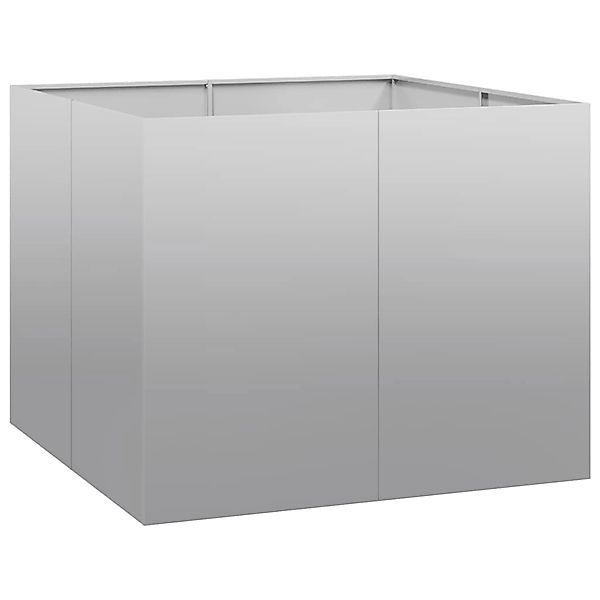 vidaXL Pflanzkübel 100x100x80 cm Verzinkter Stahl 860827 günstig online kaufen