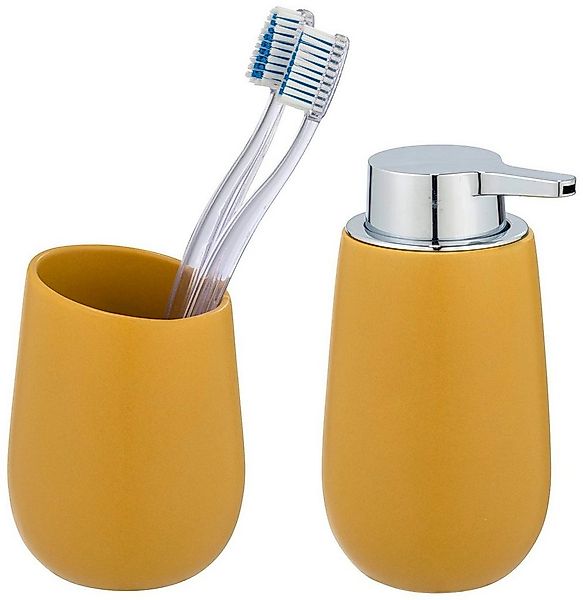 WENKO Badaccessoire-Set Badi, Set, 2 tlg., aus hochwertiger Keramik günstig online kaufen