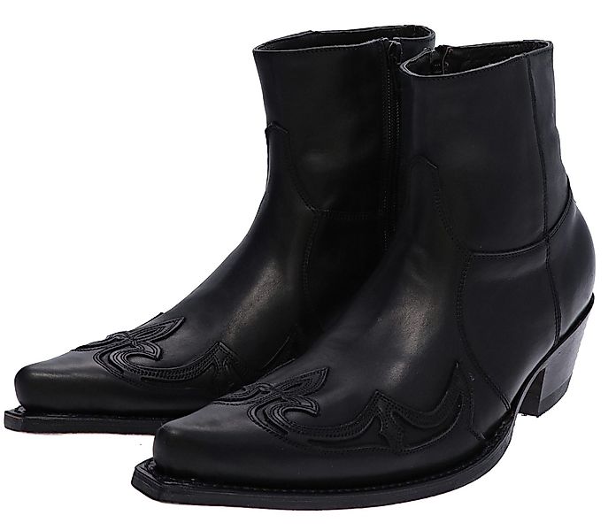 Sendra Boots JAVI 7783 Schwarz Westernstiefelette günstig online kaufen