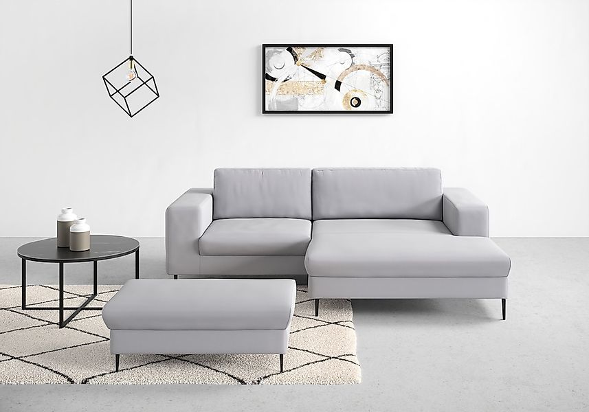 DOMO collection Ecksofa "Modica kompakt und elegant, Breite 244, L-Form", m günstig online kaufen