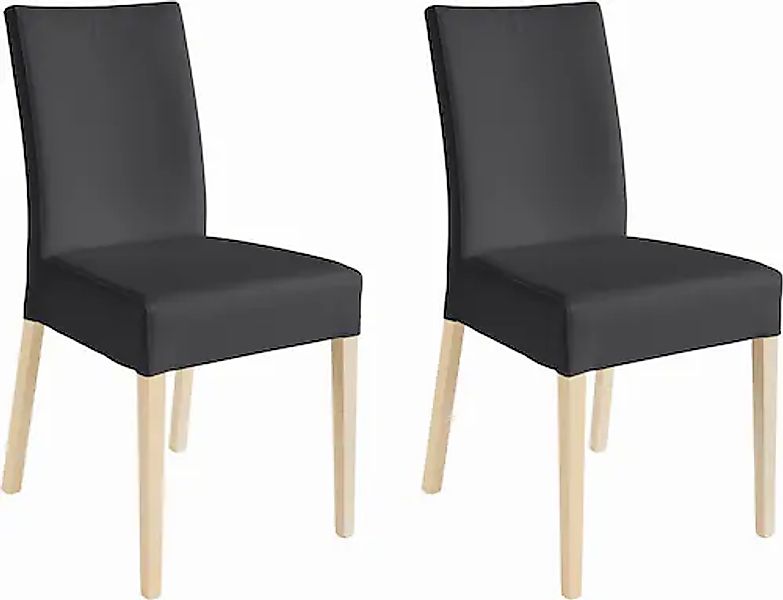 Home affaire 4-Fußstuhl »Umag« (Set) 2 Stk. Kunstleder Sitz und Rücken gepo günstig online kaufen
