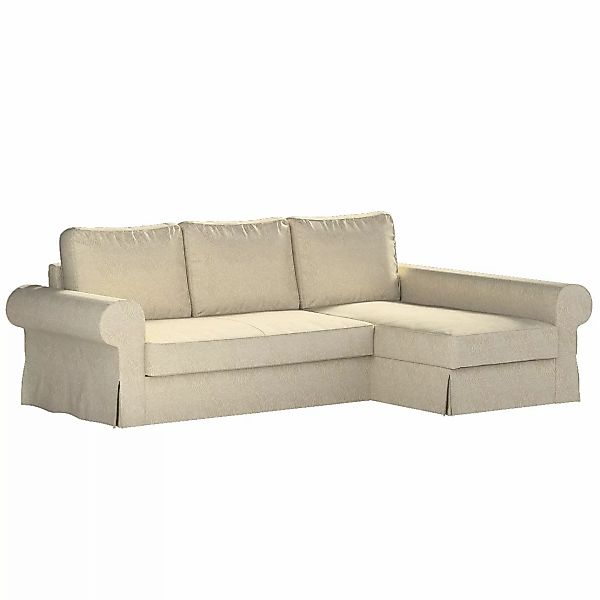 Bezug für Backabro Bettsofa / Recamiere, beige-golden, Bezug für Bettsofa B günstig online kaufen