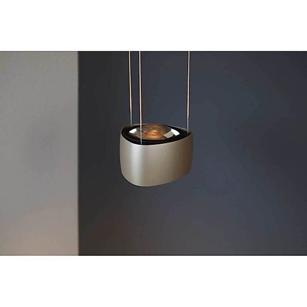 LOOM DESIGN LED-Pendelleuchte Air, grau, Alu, 13 cm günstig online kaufen