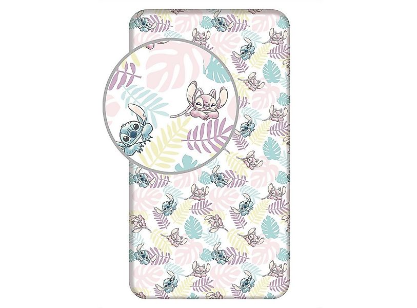 Lilo & Stitch Spannbettlaken Lilo and Stitch Spannbettlaken 90 x 200 cm 100 günstig online kaufen