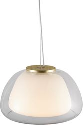 Nordlux Pendelleuchte JELLY, ohne Leuchtmittel, Hängeleuchte,Messingapplika günstig online kaufen