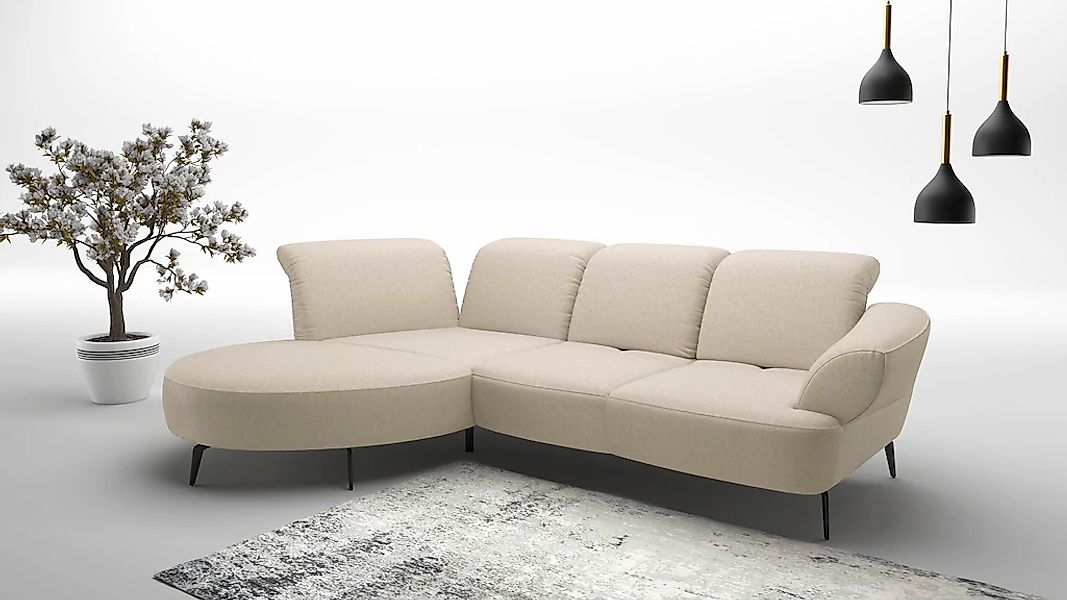 sit&more Ecksofa "Dance", inkl.System Click&Seat und Sitztiefenverstellung günstig online kaufen