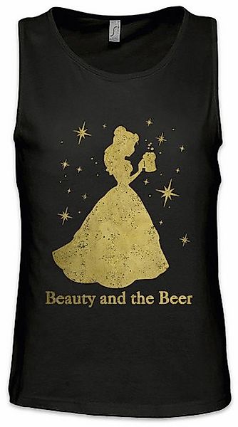 Urban Backwoods Tanktop Beauty and the Beer Ärmelloses T-Shirt Bier Besoffe günstig online kaufen