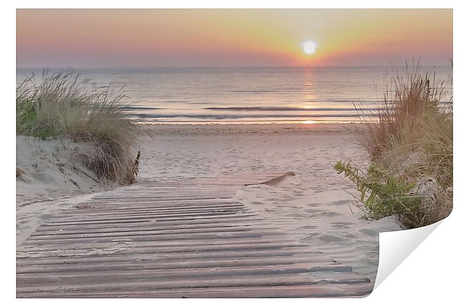 Wallarena Fototapete Strand Meer Natur Landschaft Sand Wohnzimmer Schlafzim günstig online kaufen