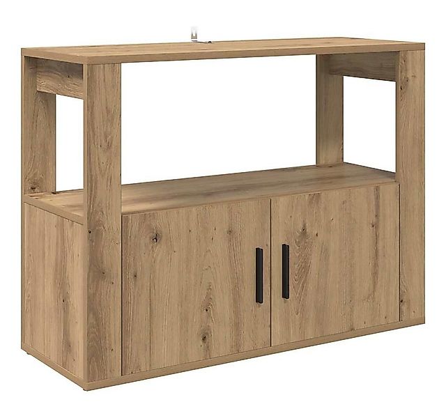 vidaXL Sideboard Sideboard Artisan-Eiche 80 x 30 x 60 cm Holzwerkstoff (1 S günstig online kaufen
